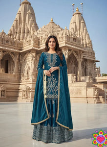 Elegant Chinnon Silk Lehenga - Heavy Sequence Work for Women