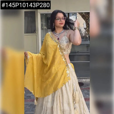 Elegant Chinon Lehenga Choli - Sequence Work Festive Wear for Women