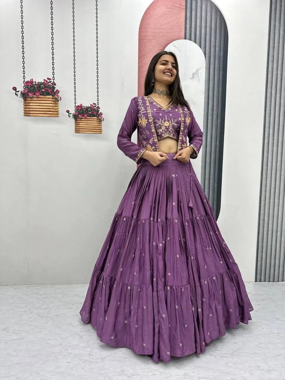 Lehenga Jacket Set