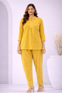 Elegant Cotton Blend Kurti Pant Set - Comfortable Daily Wear for Women
