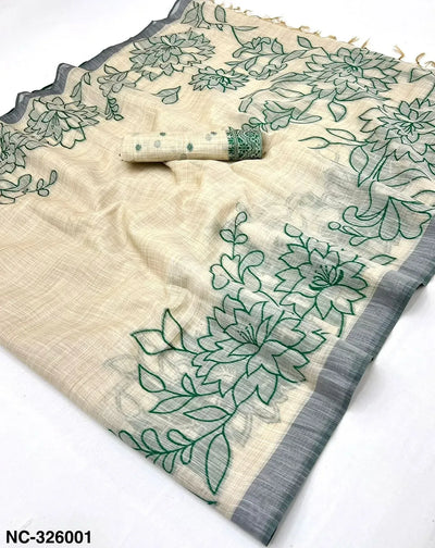 Elegant Cotton Jamdani Saree - Soft Festive Wear for Women