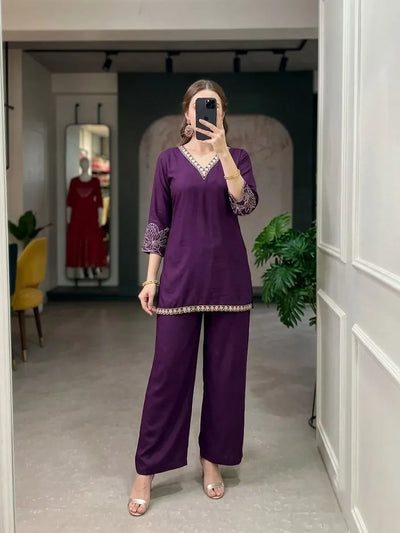 Elegant Cotton Kurti Pant Set - Breathable Daily Wear for Women