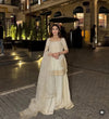 Elegant Crep Palazzo Set - Thread & Sequence Work for Festive Wear