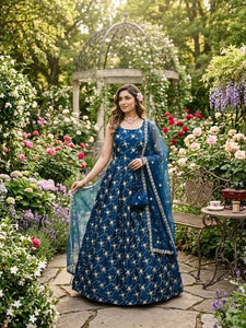 Elegant Designer Anarkali Set - Padded & Sequin Work for Weddings & Festivities