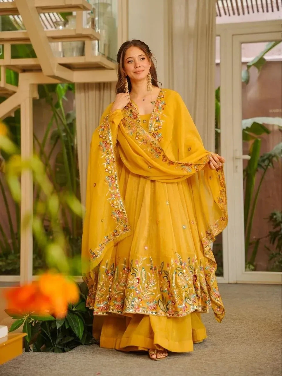Anarkali Plazoo Set