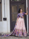 Elegant Designer Jacquard Silk Lehenga - Wedding Wear