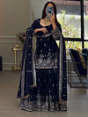 Elegant Designer JMC Silk Sharara Set - Intricate Thread & Sequin Work for Women