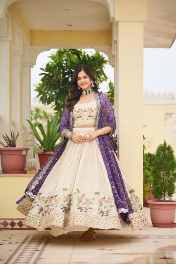 Elegant Designer Lehenga Choli - Heavy Embroidery Festive Wear