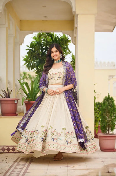 Elegant Designer Lehenga Choli - Heavy Embroidery Festive Wear