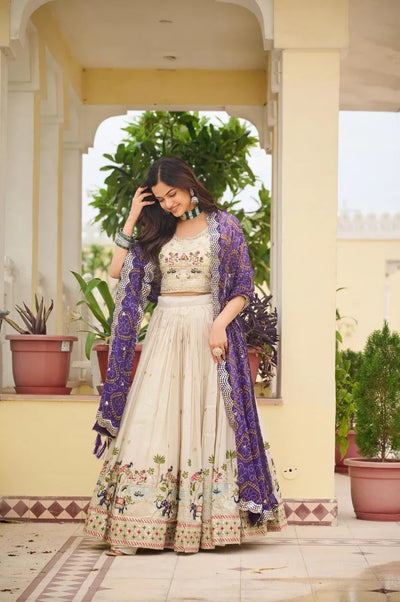 Elegant Designer Lehenga Choli - Heavy Embroidery Festive Wear