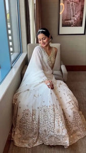 Elegant Designer Lehenga - Heavy Thread & Sequence Work for Wedding & Festive Wear