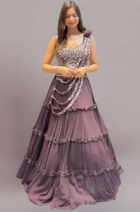 Elegant Designer Party Wear Lehenga - Stunning Embroidery for Women