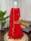 Elegant Designer Sharara Set - Intricate Thread & Sequence Work for Festive & Party Wear