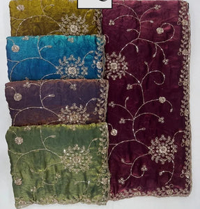 Elegant Designer Silk Saree - Heavy Embroidery Festive Wear for Women