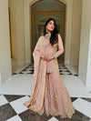 Elegant Designer Simar Silk Sharara Set - Ready-to-Wear Embroidery for Festive Occasions