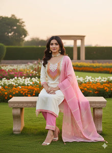Elegant Designer Suit - Glamorous Embroidery for Festival Wear Women