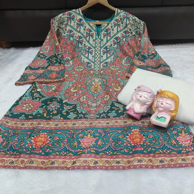 Elegant Digital Maslin Co-ord Set - Chic Style for Women