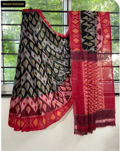 Elegant Digital Print Linen Saree - Festive & Casual Wear for Women