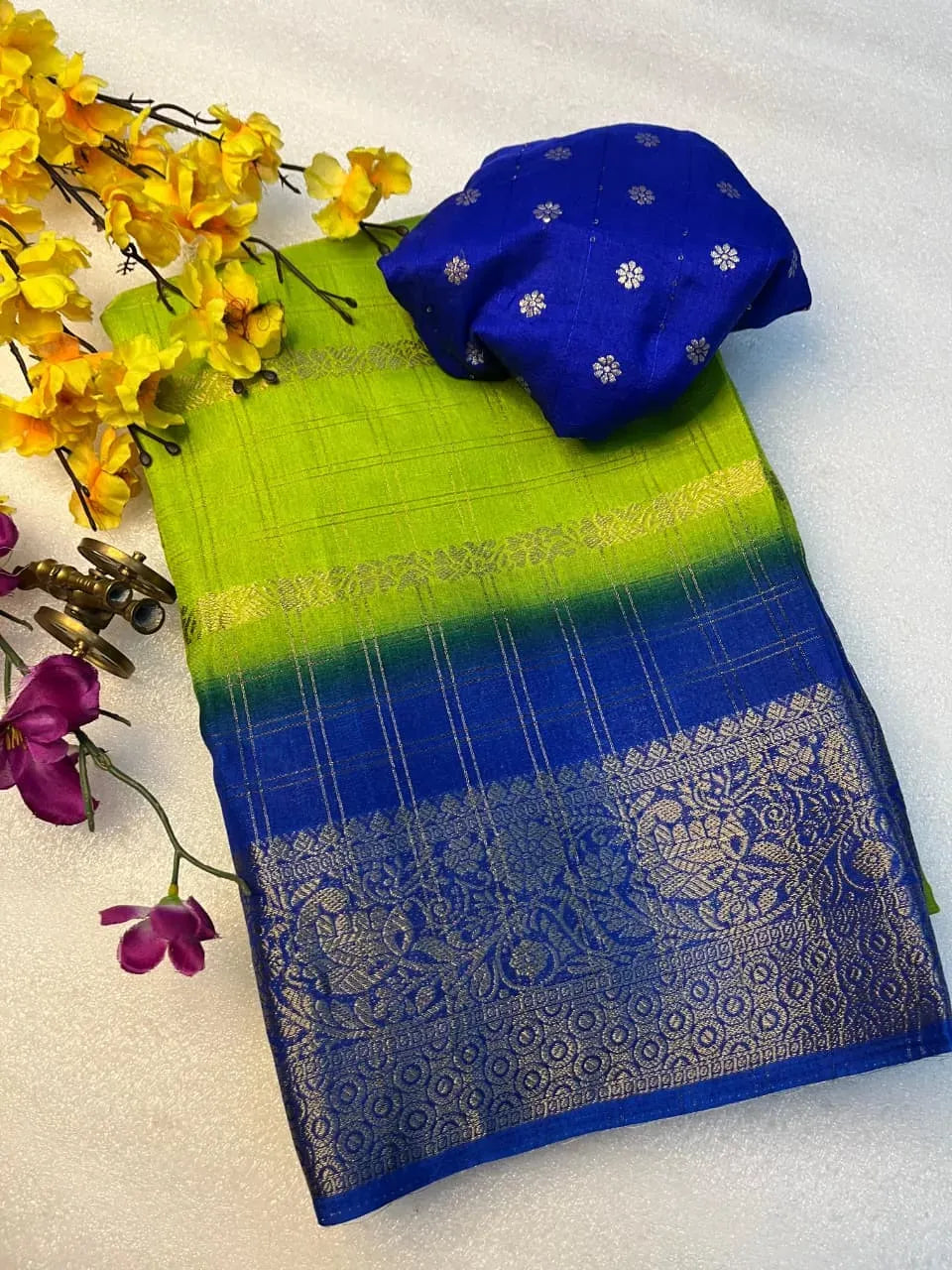 Premium Dola Silk Jari Saree