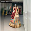Elegant Dola Silk Kalamkari Lehenga Choli - Flared Design for Festive Wear