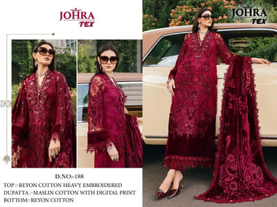 Elegant Embroidered Rayon Cotton Suit Set - Festive Wear with Digital Print Dupatta