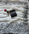 Elegant Embroidery Silk Saree - Designer Cut Work Border for Festive Wear