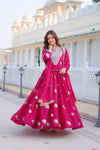 Elegant Fox Georgette Gown - Heavy 3mm Sequence Embroidery for Women | Traditional Party Wear