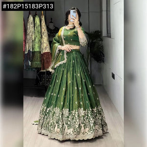 Elegant Fully Stitched Lehenga - Heavy Embroidery for Festive Wear