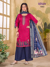 Elegant Gadhwal Silk Kurti Set - Heavy Embroidery & Digital Print Dupatta for Festive & Party Wear