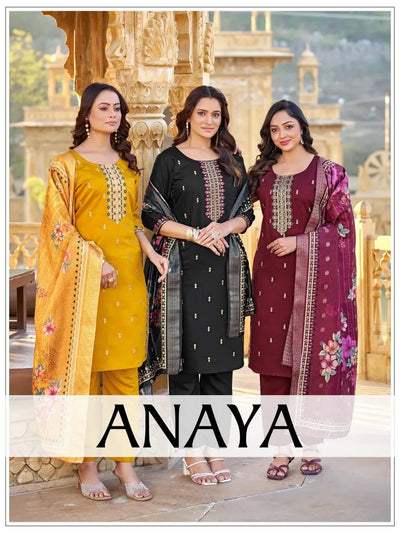 Elegant Gadhwal Silk Kurti Set - Heavy Embroidery & Sequence Work for Festive & Party Wear