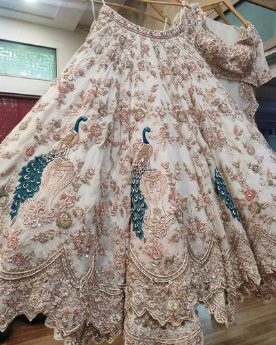 Elegant Georgette Lehenga with Heavy Sequins Embroidery for Weddings
