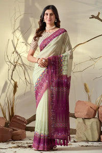 Elegant Georgette Saree - Digital Print Festive Wear for Women