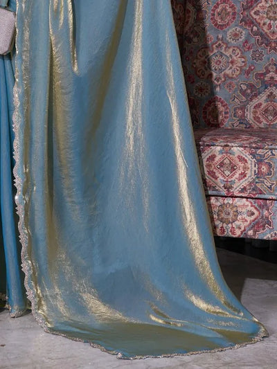 Elegant Georgette Saree with Hand Work - Festive Wear for Women
