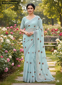 Elegant Georgette Sequin Saree - Traditional Party Wear for Women