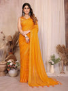 Elegant Georgette Silk Saree - Lightweight Design with Foil Work Blouse