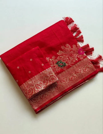 Elegant Georgette Silk Saree - Self Jacquard Weaving Festive Wear for Women