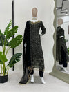 Elegant Georgette Suit - Dazzling Real Mirror Work for Festive Wear