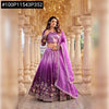 Elegant Gold Crush Lehenga Choli - Heavy Embroidery for Festive & Wedding Wear