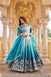 Elegant Gold Crush Lehenga - Heavy Embroidery for Women's Festive Wear