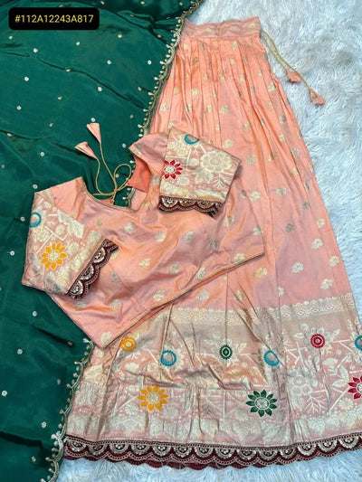 Elegant Half Saree Set - Traditional Party Wear for Women