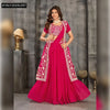 Elegant Half Saree with Embroidered Coat - Festive & Wedding Wear