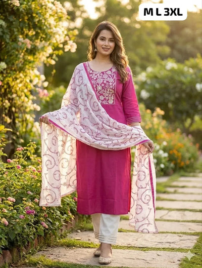 Elegant Handcrafted Viscose Kurti Set - For Festive & Casual Wear