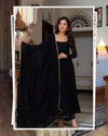 Elegant Heavy Zari Embroidered Salwar Suit Set with Moti Lace Dupatta - Festive Wear for Women