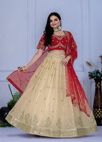 Elegant Jimmy Choo Lehenga - Heavy Embroidery for Weddings