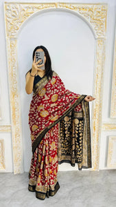 Elegant Kalamkari Cotton Silk Saree - Traditional Weaving for Festive Wear