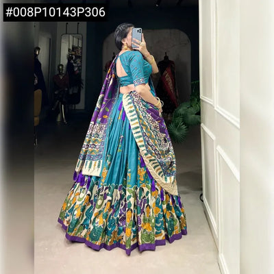 Elegant Kalamkari Print Lehenga Choli - Perfect for Festive Wear