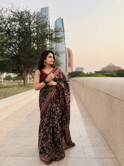 Elegant Kalamkari Silk Cotton Saree - Premium Festive Wear for Women