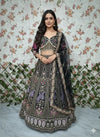 Elegant Kasturi Silk Lehenga - Heavy Embroidery for Bridal Wear