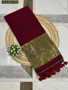 Elegant Khadi Cotton Saree - Super Soft & Summer Friendly for Women