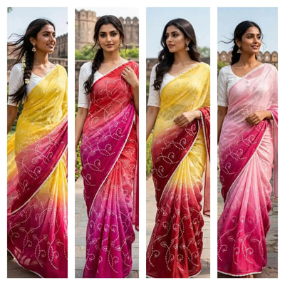 Elegant Kota Doriya Cotton Saree with Festive Lace Border for Women